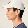 Casquette en coton blanc avec broderie « Thank You for Being a Friend »