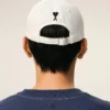 Casquette en coton blanc avec broderie « Thank You for Being a Friend »