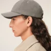 Casquette en coton gris avec broderie Ami de Coeur