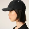 Casquette en coton noir avec écusson en feutre Ami de Coeur