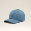 Casquette en denim bleu avec broderie « Ami de Coeur »