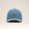 Casquette en denim bleu avec broderie « Ami de Coeur »