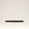Ceinture Paris Paris en cuir de vachette noir