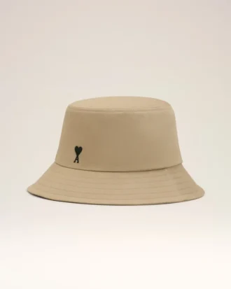 Chapeau bob Ami de Coeur en coton beige