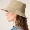 Chapeau bob Ami de Coeur en coton beige