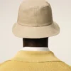 Chapeau bob Ami de Coeur en coton beige