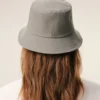 Chapeau bob Ami de Coeur en coton gris