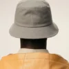 Chapeau bob Ami de Coeur en coton gris