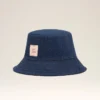 Chapeau en coton denim bleu avec patch Ami Paris Heritage