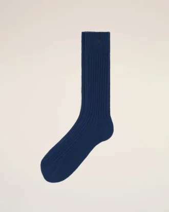 Chaussettes Ami de Coeur en coton bleu