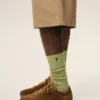 Chaussettes Ami de Coeur en coton vert