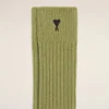 Chaussettes Ami de Coeur en coton vert