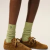 Chaussettes Ami de Coeur en coton vert