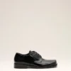 Chaussures derbies en cuir de vache noir