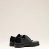 Chaussures derbies en cuir de vache noir