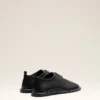 Chaussures derbies midi en cuir de vache noir