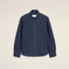 Chemise Ami de Coeur en coton denim bleu