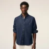 Chemise Ami de Coeur en coton denim bleu