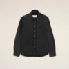 Chemise Ami de Coeur en coton denim noir