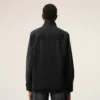Chemise Ami de Coeur en coton denim noir