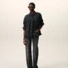 Chemise Ami de Coeur en coton denim noir