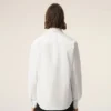 Chemise blanche en coton sur mesure brodée Ami de Coeur