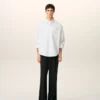 Chemise carrée Ami de Coeur en coton blanc
