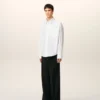 Chemise carrée Ami de Coeur en coton blanc