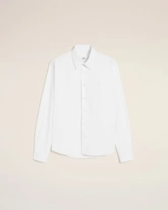 Chemise classique Ami de Coeur en coton blanc