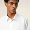 Chemise classique Ami de Coeur en coton blanc