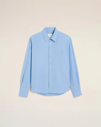 Chemise classique Ami de Coeur en coton bleu