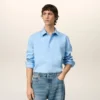 Chemise classique Ami de Coeur en coton bleu