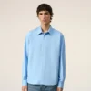 Chemise classique Ami de Coeur en coton bleu