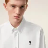 Chemise Oxford Ami de Coeur en coton blanc