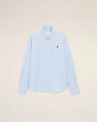 Chemise Oxford Ami de Coeur en coton bleu