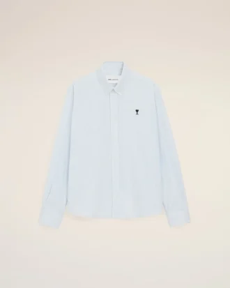 Chemise Oxford Ami de Coeur en coton bleu