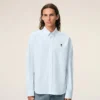 Chemise Oxford Ami de Coeur en coton bleu