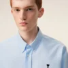 Chemise Oxford Ami de Coeur en coton bleu
