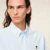 Chemise Oxford Ami de Coeur en coton bleu