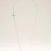 Collier à chaîne Ami de Coeur en laiton argenté