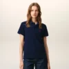 Coton bleu Ami de Coeur Polo rouge