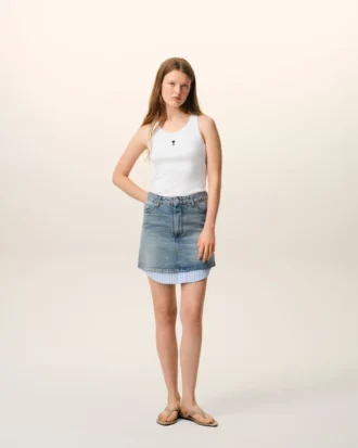 Débardeur Ami de Coeur en coton blanc