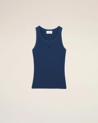 Débardeur Ami de Coeur en coton bleu