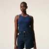 Débardeur Ami de Coeur en coton bleu