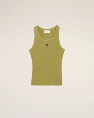 Débardeur Ami de Coeur en coton vert