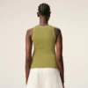 Débardeur Ami de Coeur en coton vert