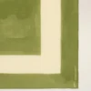 Foulard en coton vert imprimé Ami de Coeur