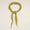 Gavroche froissé en polyester vert