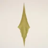 Gavroche froissé en polyester vert