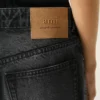Jean large en coton noir